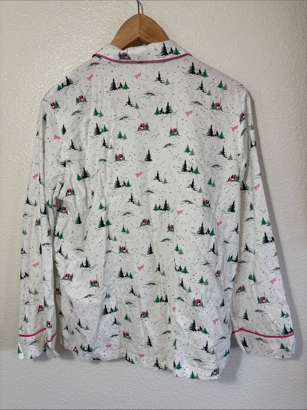Victoria’s Secret Flannel Whimsey Forest Scene Pajama Set Size Small | holiday | - Picture 7 of 8
